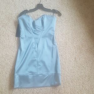 Strapless Sweetheart Bebe mini dress. NWT